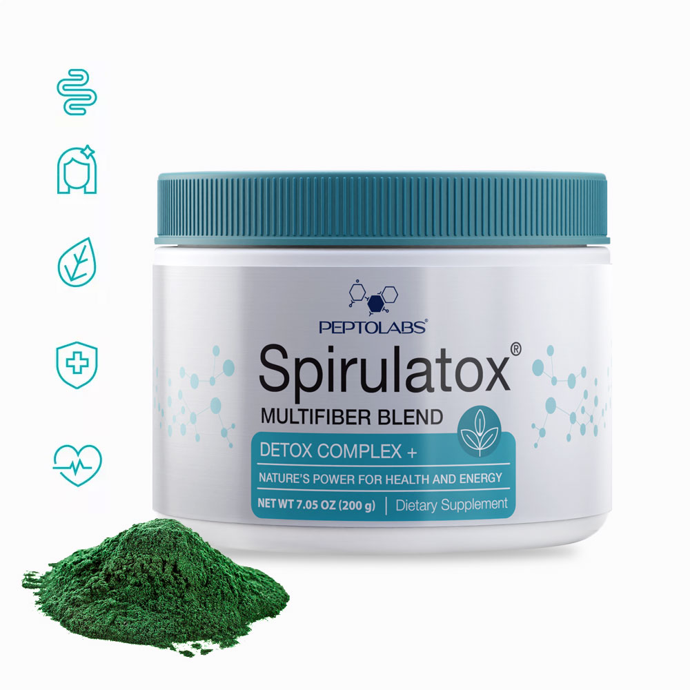 Spirulatox (Спирулатокс) 200 грамм - клетчатка для похудения (супер зелень)