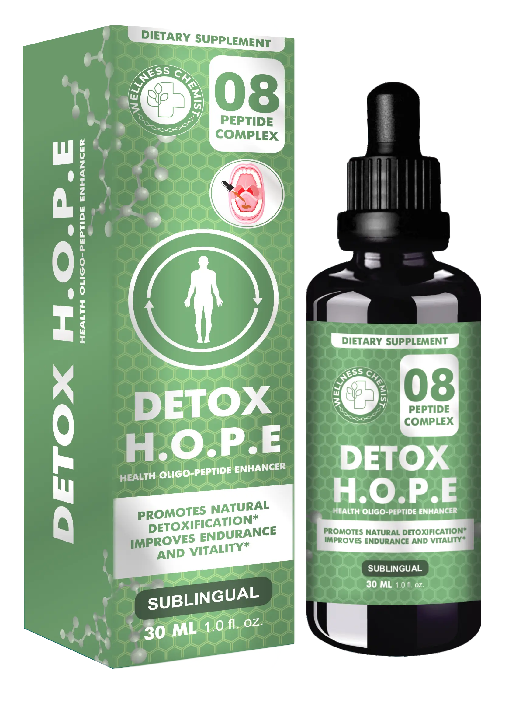 H.O.P.E. Detox пептидный комплекс №8 для детоксикации организма
