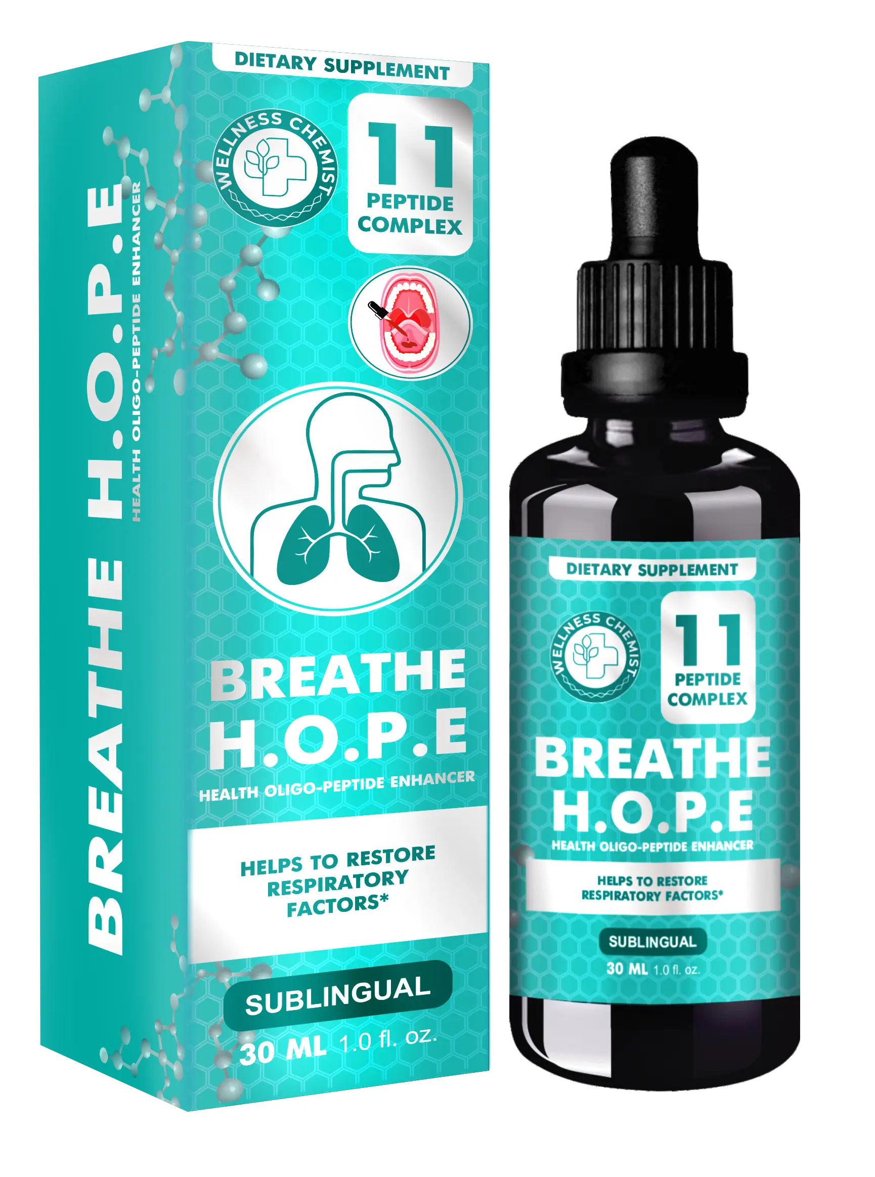H.O.P.E. Breathe пептидный комплекс №11 для слизистой оболочки бронхов