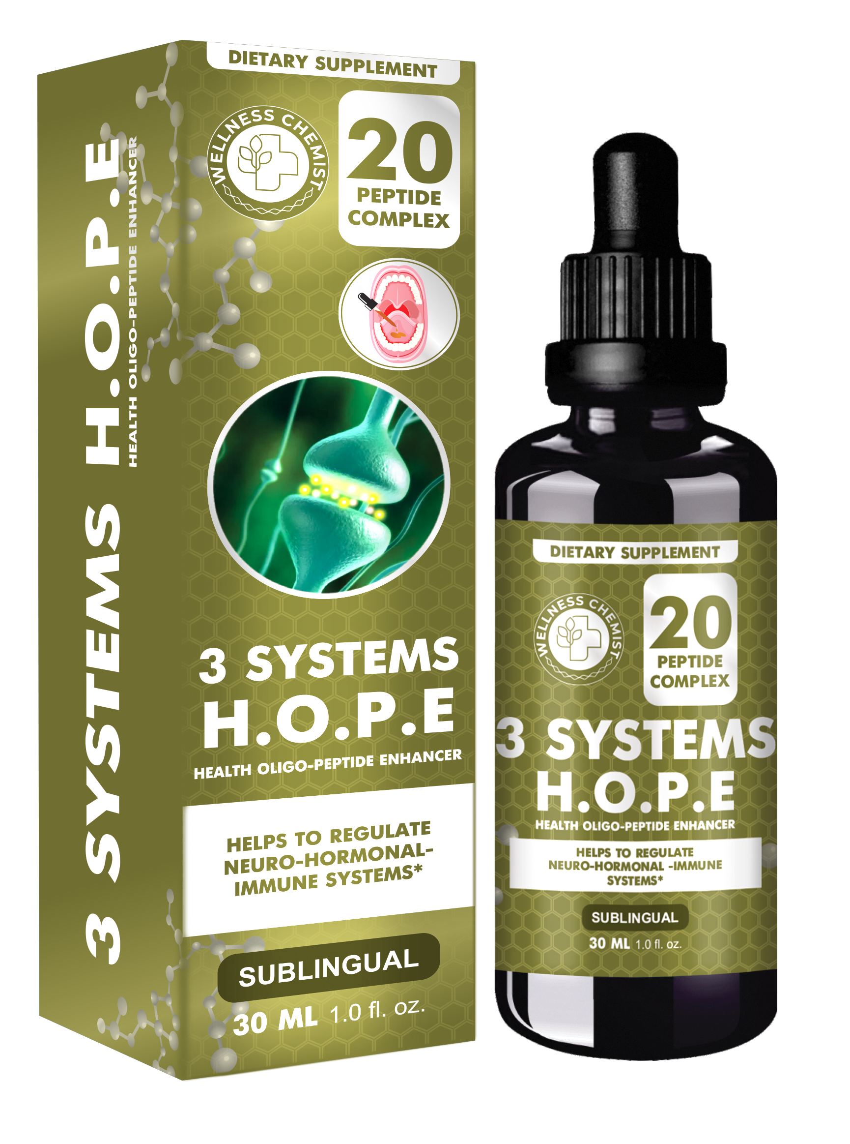 H.O.P.E. 3 Systems пептидный комплекс №20 для нейро-иммунной системы